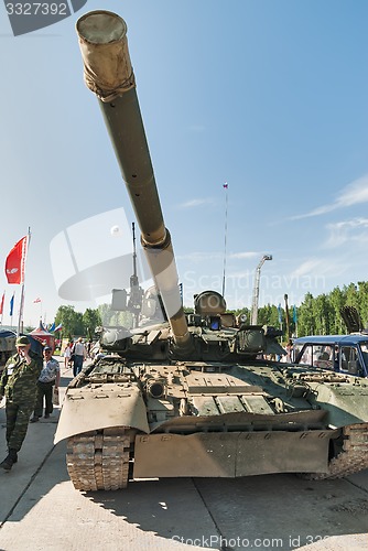 Image of Modernized tank T-80. Russia