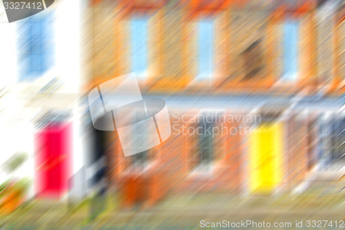 Image of notting hill  area  in london england old suburban and antique  