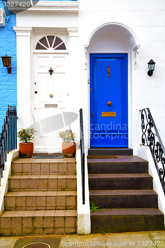 Image of notting hill in london england old  