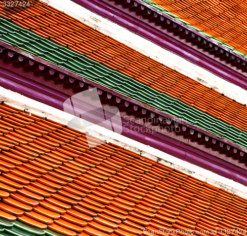 Image of thailand abstract cross colors   asia and sky