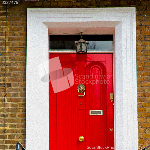 Image of notting   hill  area  in london england old suburban and antique