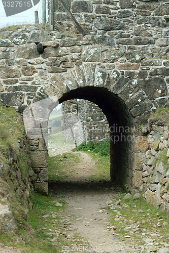 Image of Cornish mining workings.