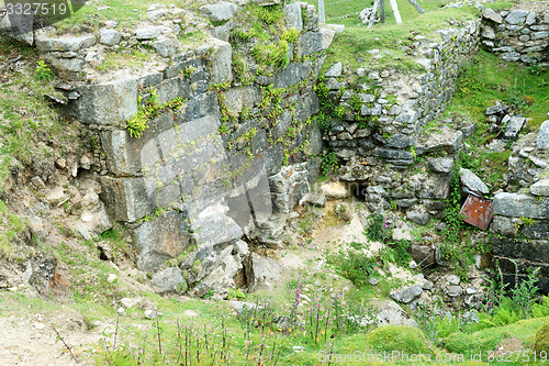 Image of Cornish mine workings.