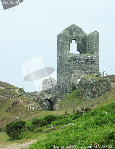 Image of Cornish mining workings.