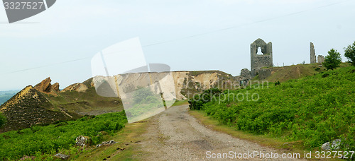 Image of Cornish mining workings.