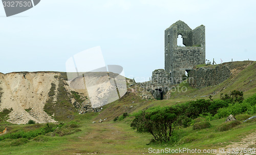 Image of Cornish mining buildings.