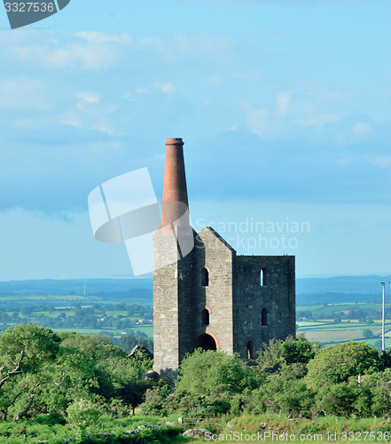 Image of Cornish mining buildings.