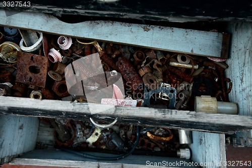 Image of Rusty metal tools