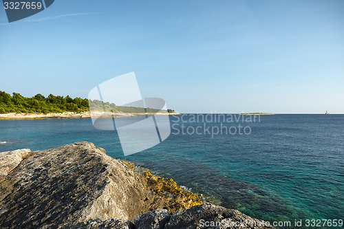 Image of Coastline with horizon and sky