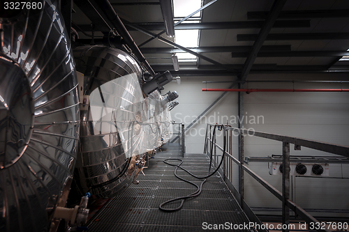 Image of Industrial interior of an alcohol factory