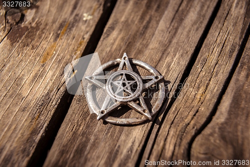 Image of Pentagram closeup photo