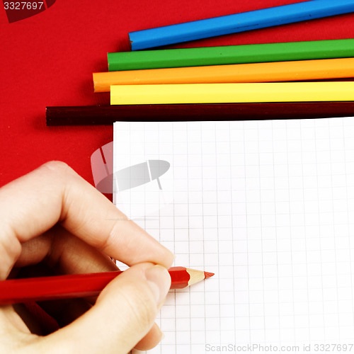 Image of Pencil and agenda