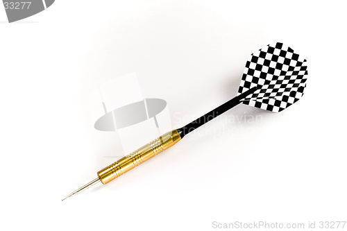 Image of Isolated black dart