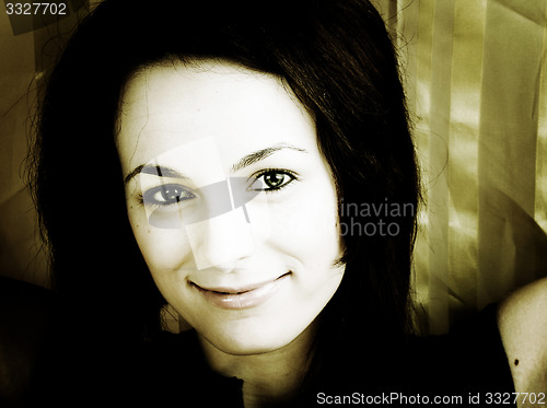 Image of Beautiful woman with great eyes.