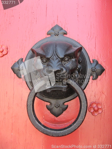 Image of Lion knocker