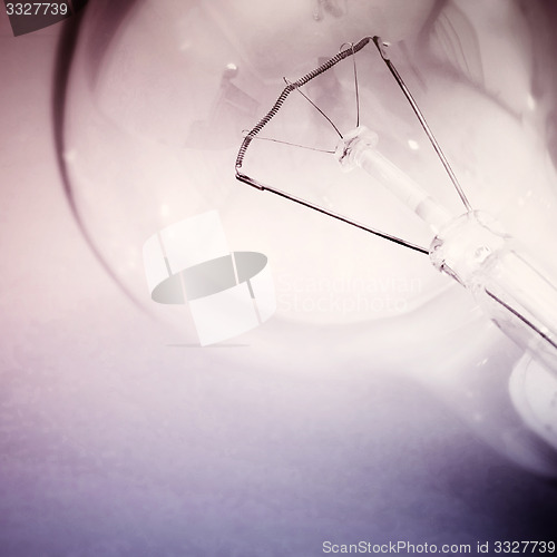 Image of Background with lit lightbulb