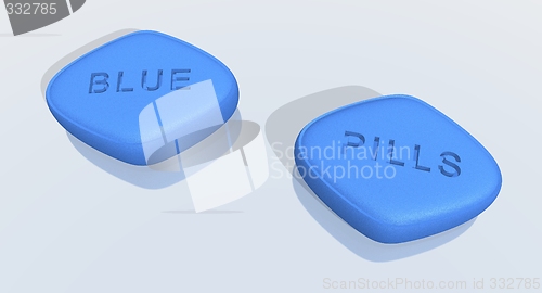 Image of blue pills