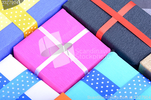 Image of holiday gift boxes collection