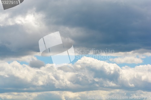 Image of blue sky with clouds