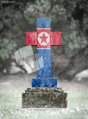 Image of Gravestone in the cemetery - North Korea