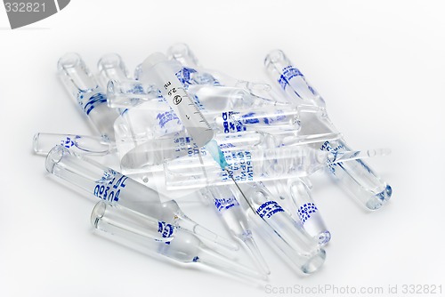 Image of Syringe and ampoules