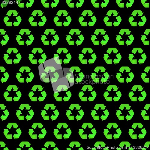 Image of Recycle. Seamless pattern.