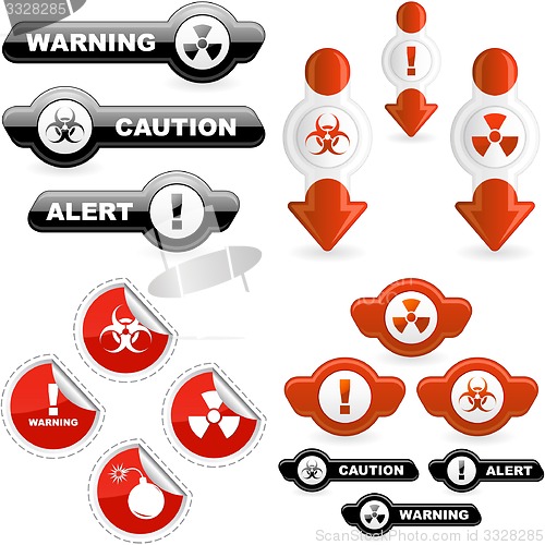 Image of Warning signs.