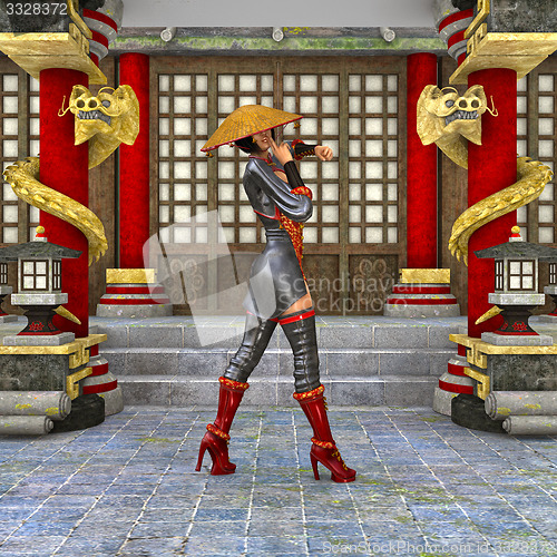 Image of Asian Battle Woman