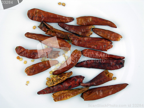 Image of Dried Thai chilis