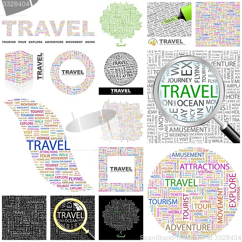 Image of Travel. Concept illustration.