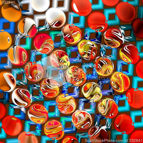 Image of Abstract 3d background