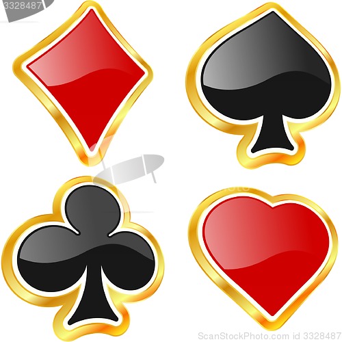 Image of Card suits.