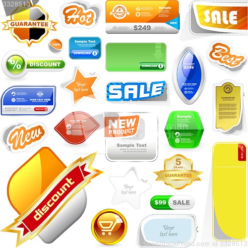 Image of Design elements for sale.