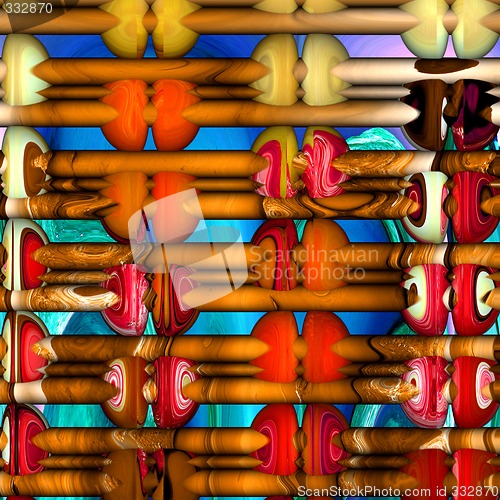 Image of Abstract 3d background
