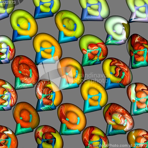 Image of Abstract 3d background