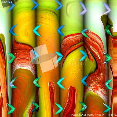 Image of Abstract 3d background