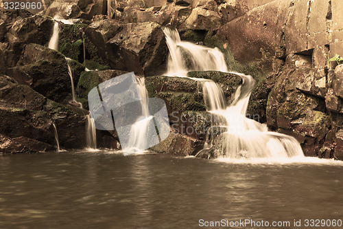 Image of Beautiful waterfall