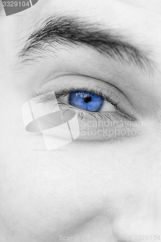 Image of Young man\'s eyes