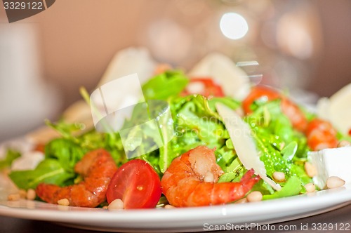 Image of shrimp vegetable salad