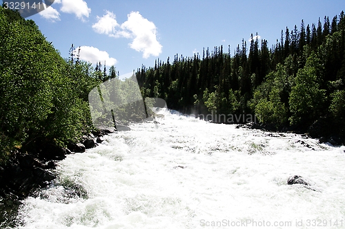 Image of Foaming river