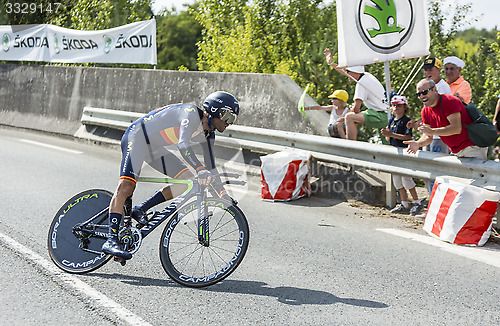 Image of The Cyclist Alejandro Valverde- Tour de France 2014