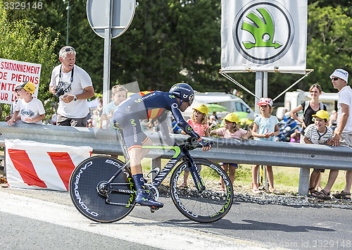 Image of The Cyclist Alejandro Valverde- Tour de France 2014