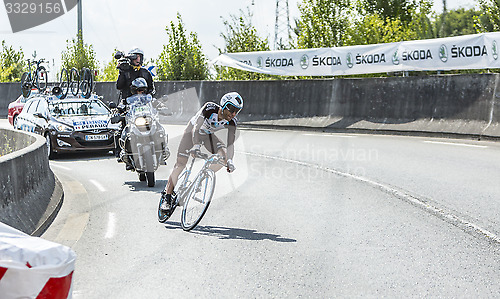 Image of The Cyclist Jean-Christophe Peraud - Tour de France 2014