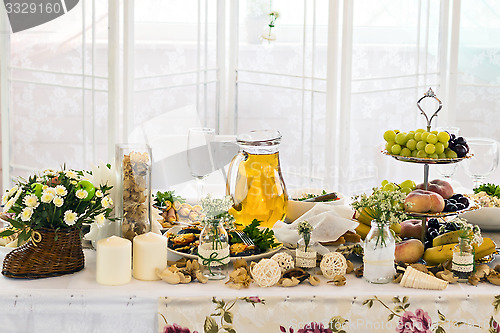 Image of Festive wedding table