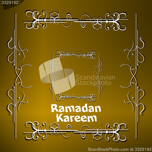 Image of Ramadan Kareem, greeting background