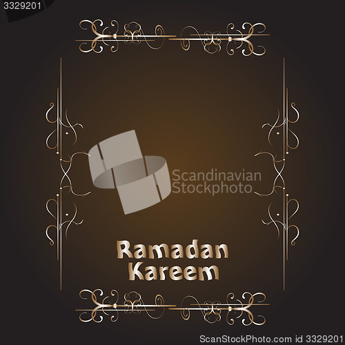 Image of Ramadan Kareem, greeting background