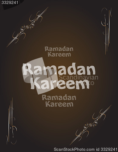 Image of Ramadan Kareem, greeting background