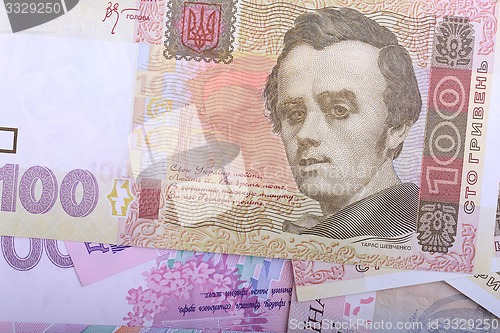 Image of Ukrainian hryvnia and the american dollars