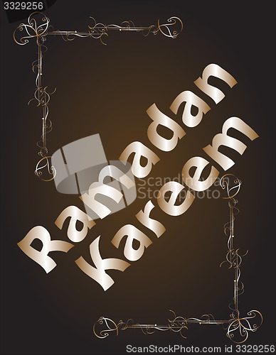 Image of Ramadan Kareem, greeting background