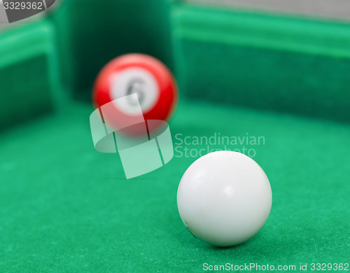 Image of Snooker balls